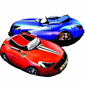 Тюбинг-ватрушка в виде овальной машины Snow car, диаметр 120 /87 см., с камерой R16, несколько цветов (Snow Show, SC)